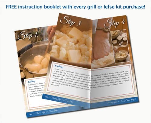 Bethany Lefse Kit - Non-Stick 11 How To Make Lefse Guide