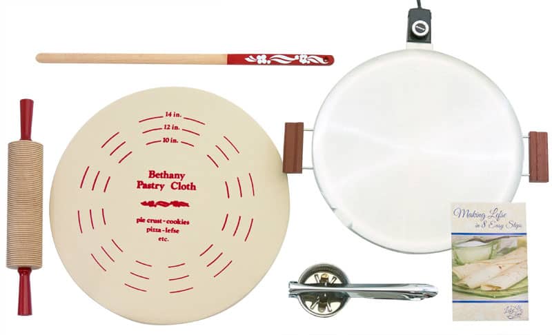 Lefse Starters Kit - Aluminum 3 Lefse Starter Kit Aluminum